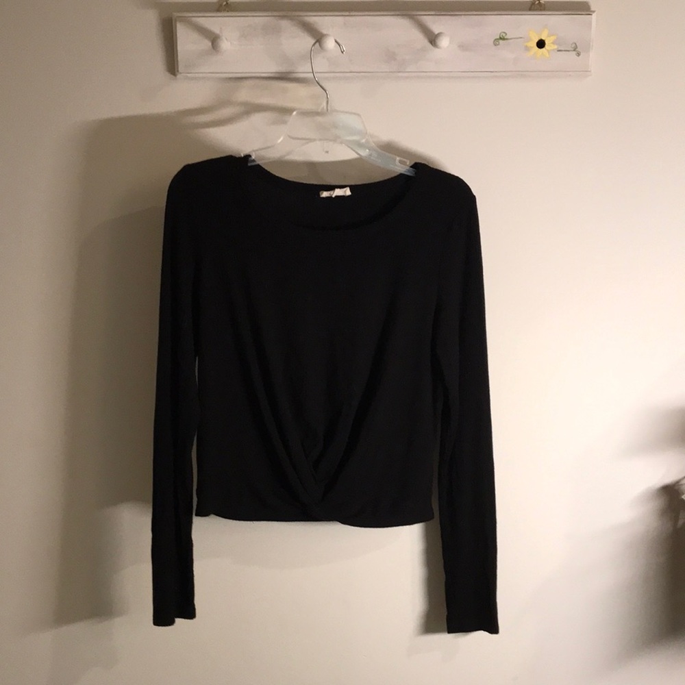 Black Long sleeve T for girls Size medium